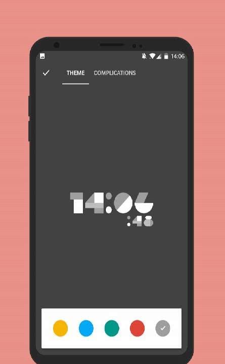 Material Watch Face - Wear OS Screensaver Clock screenshot 4