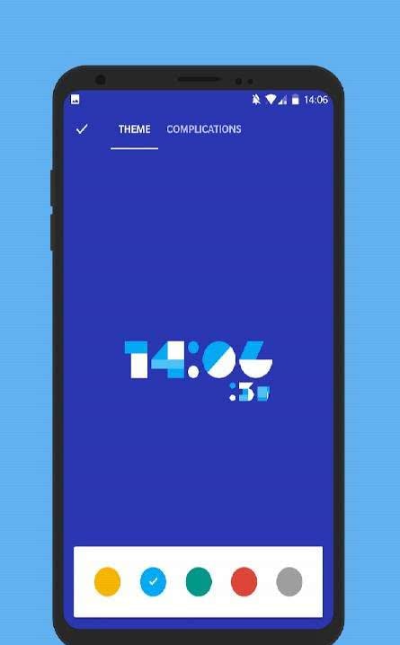 Material Watch Face - Wear OS Screensaver Clock screenshot 2