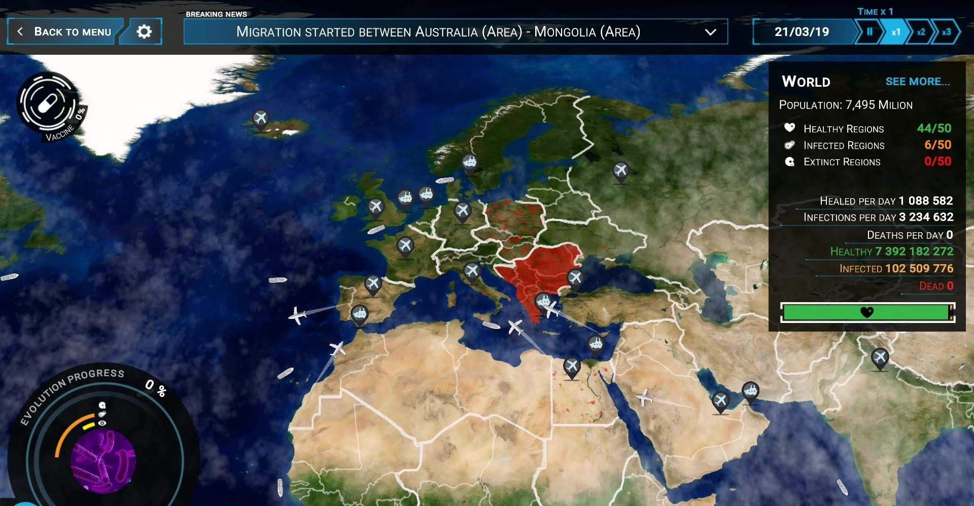 Outbreak – Infect The World screenshot 1
