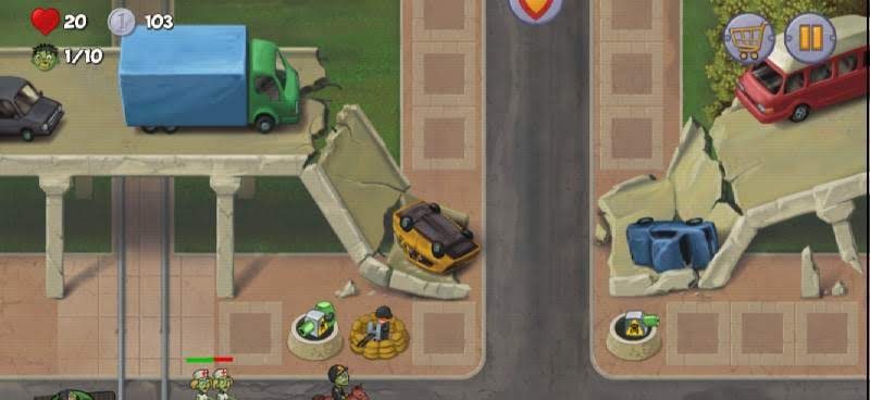 Zombie Town Defense screenshot 1