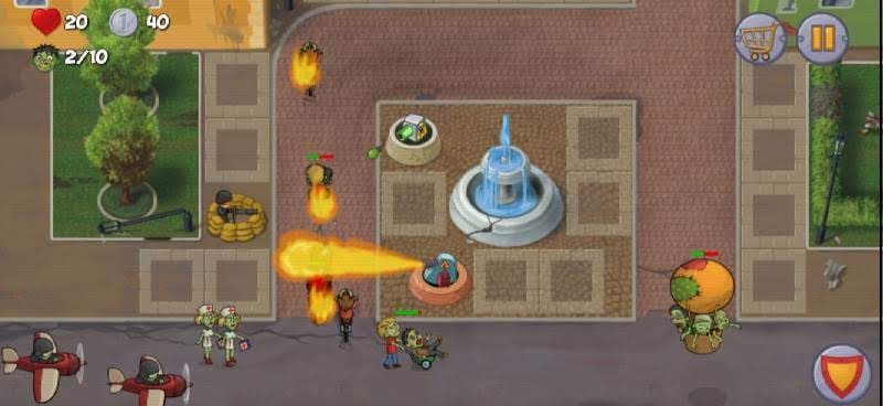 Zombie Town Defense screenshot 2