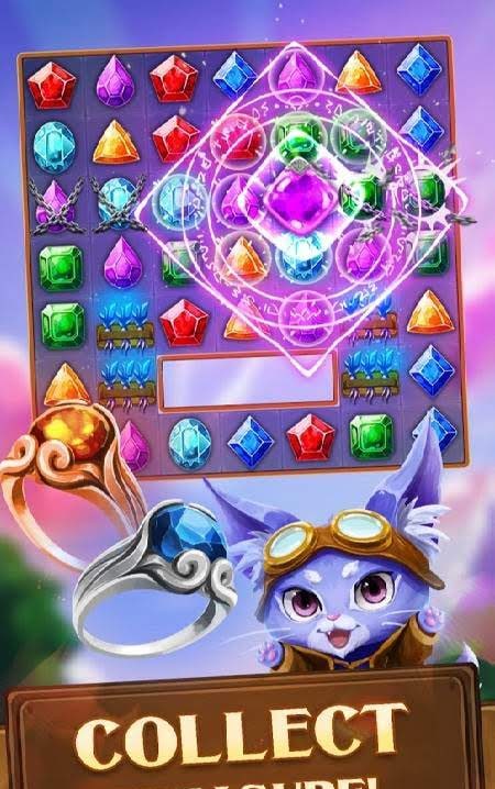 Fantasy Gems : Match 3 Puzzle screenshot 2