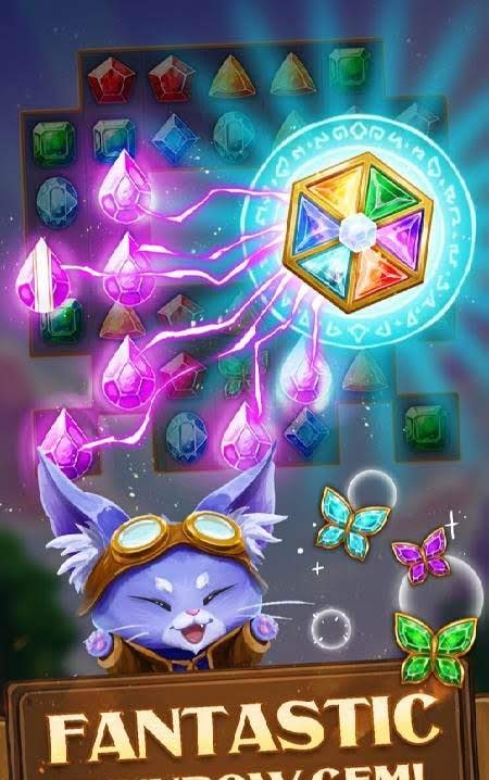 Fantasy Gems : Match 3 Puzzle screenshot 1