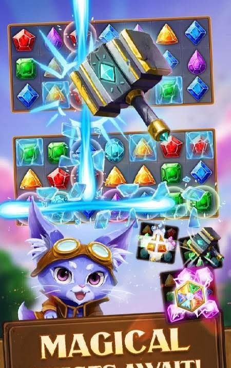 Fantasy Gems : Match 3 Puzzle screenshot 3