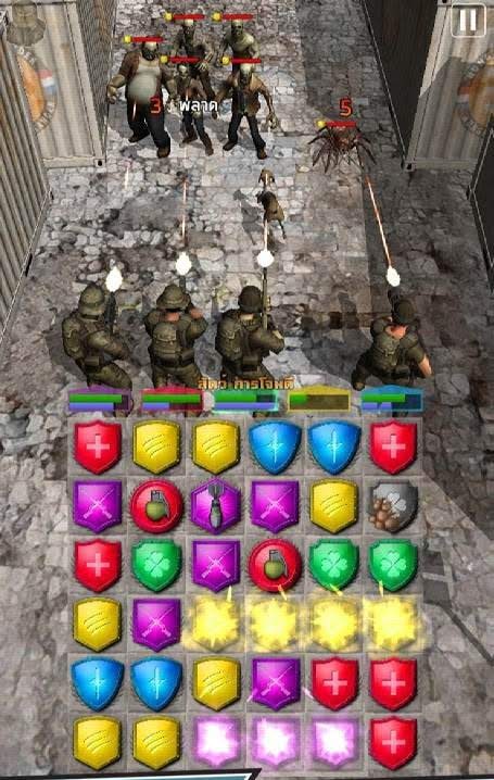 VDV MATCH 3 RPG: ZOMBIES! screenshot 2