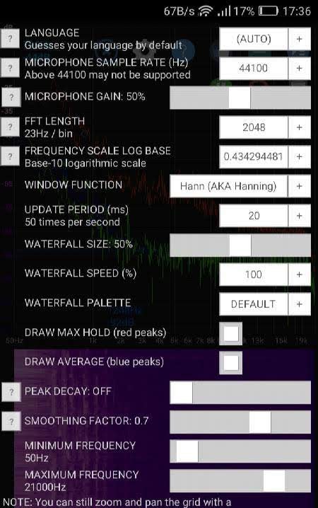 Speccy Spectrum Analyzer screenshot 3