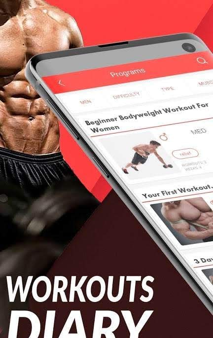 Gym Trainer GYM Workout Plans and home workouts screenshot 1