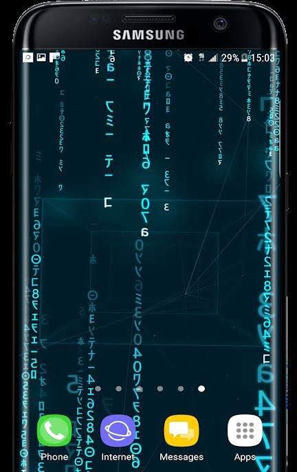Digital Rain 3D Live Wallpaper screenshot 2