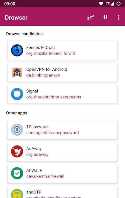 Drowser screenshot 3
