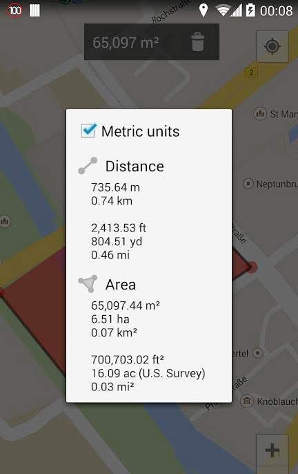 Maps Measure screenshot 4