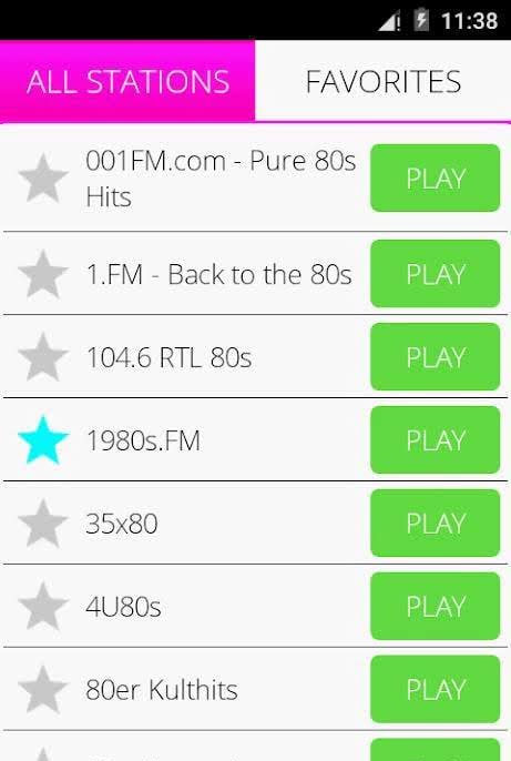 80s Music Radio Pro screenshot 1