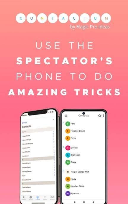 Contactum - Magic Trick with the Spectator's Phone preview 1
