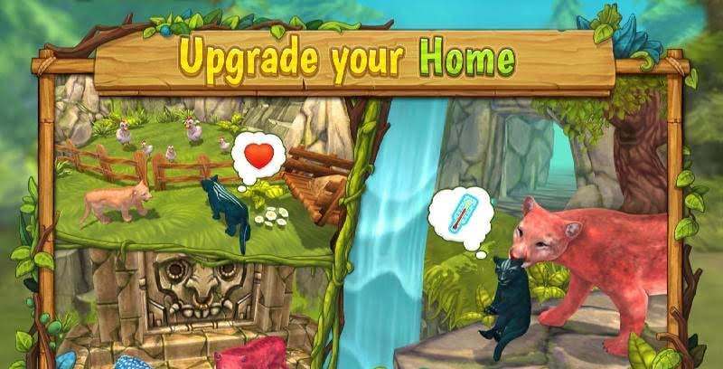 Mountain Lion Family Sim : Animal Simulator screenshot 3