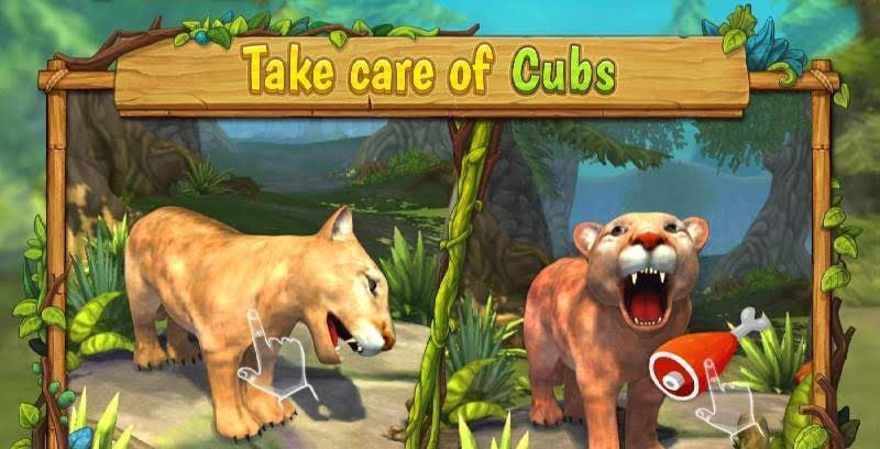 Mountain Lion Family Sim : Animal Simulator screenshot 2