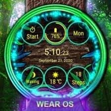 Watch Face: Secret Jungle - Wear OS Smartwatch