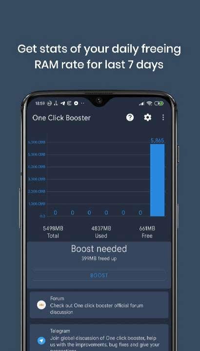 One Click Booster [ROOT] screenshot 2