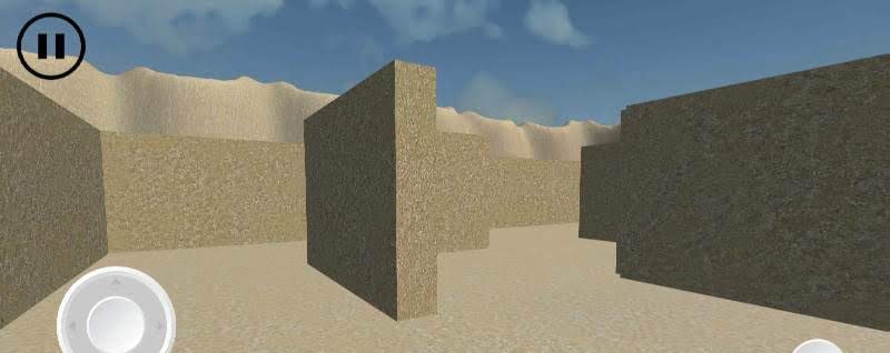 Third screenshot of 3D Maze Escape