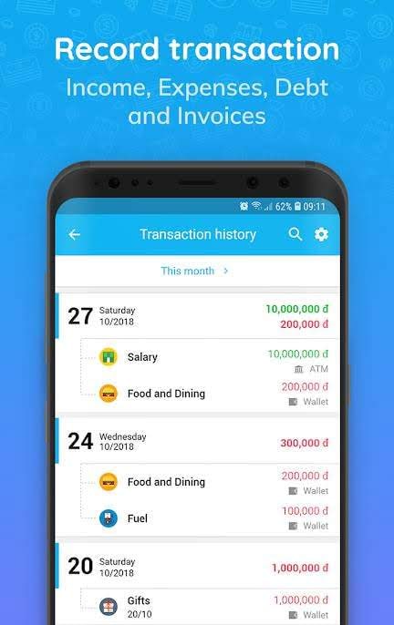 MISA MoneyKeeper: Budget Planner, Expense Tracker screenshot 3