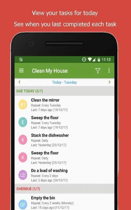 Clean My House – Chore To Do List screenshot 1