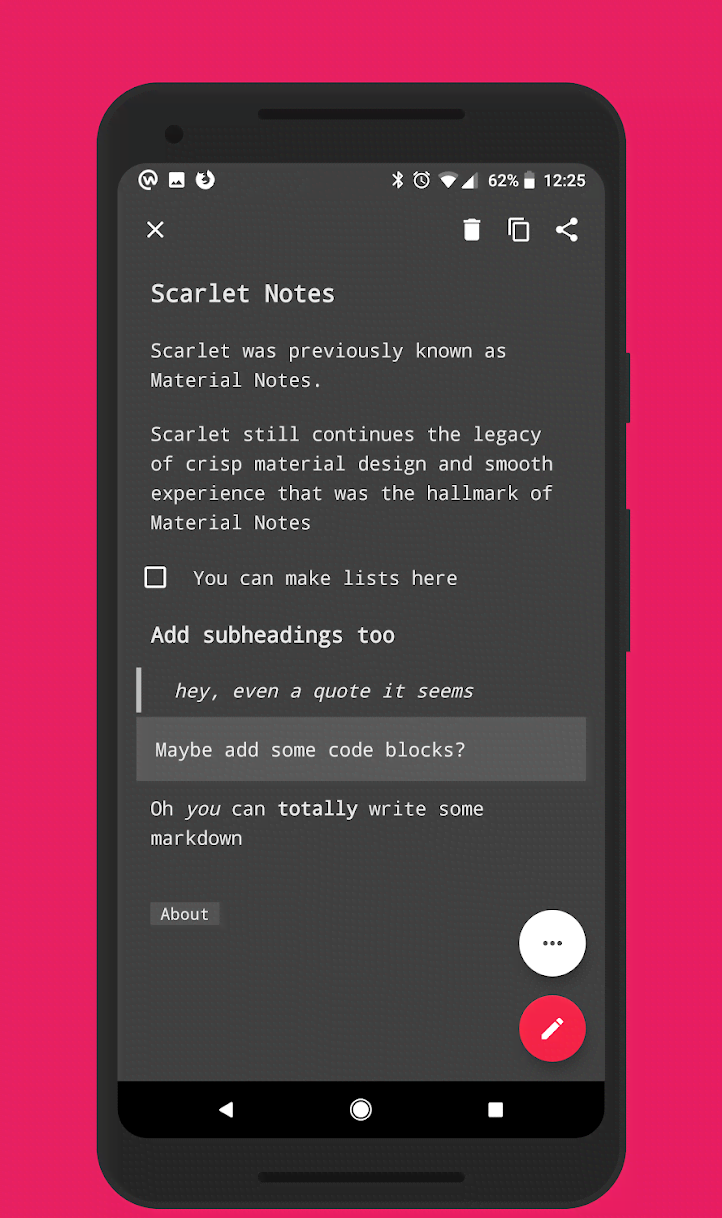 Scarlet Notes Pro screenshot 3