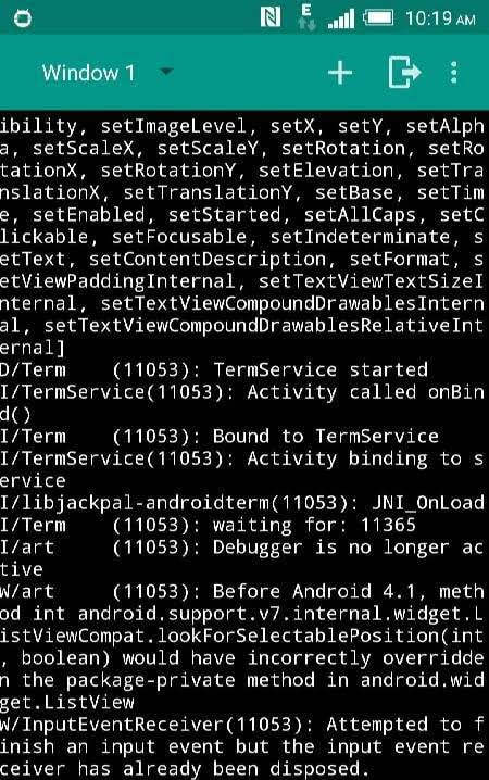 Material Terminal screenshot 3