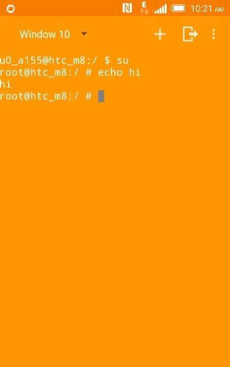 Material Terminal screenshot 2