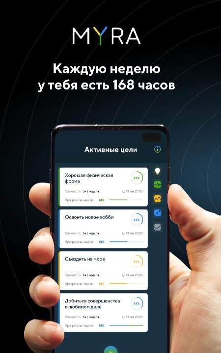 MYRA - Reach Your Goals screenshot 1