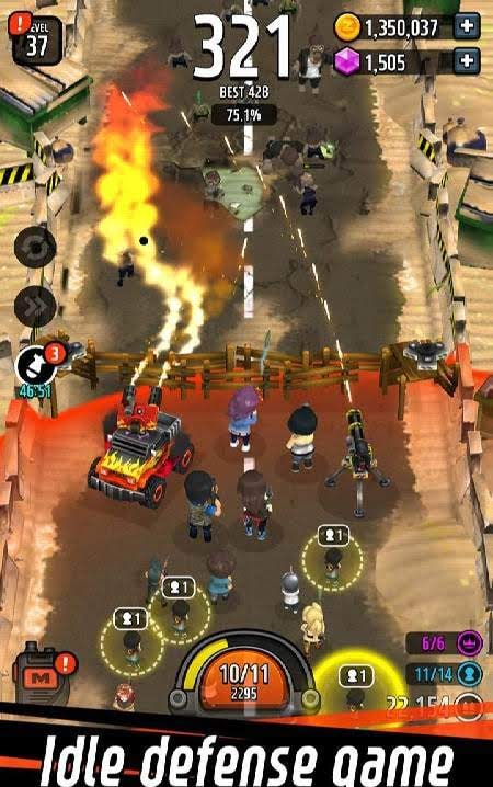 Zombie Defense King screenshot 1