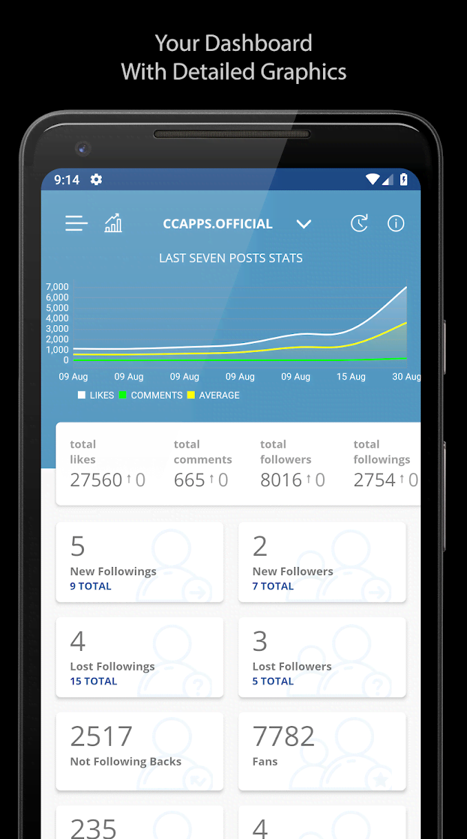 CCSoft+ Followers Tool for Instagram screenshot 1
