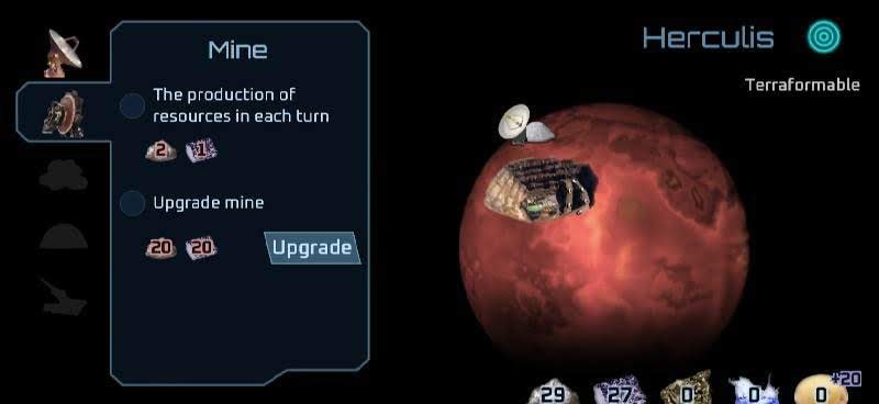 Exoplanet Settlers - Space Strategy gameplay screenshot 1