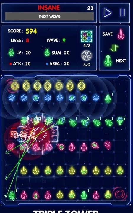 Triple Tower Defense screenshot 3