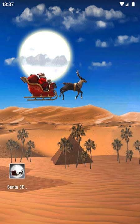 Santa 3D Live Wallpaper screenshot 4