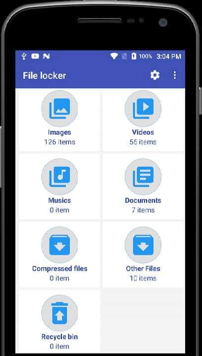 File locker-Hide any File, Image, Video, Audio screenshot 1