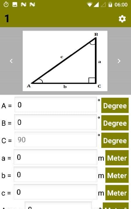Trigonometry Calculator - PRO screenshot 1