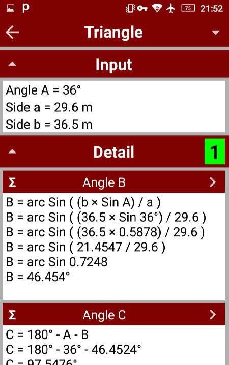 Trigonometry Calculator - PRO screenshot 4