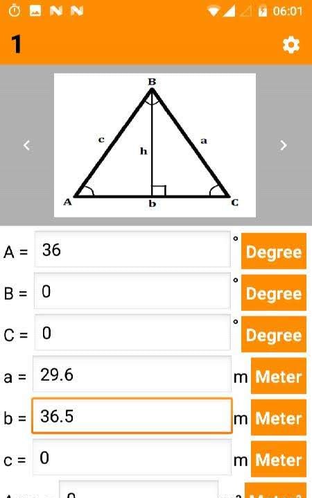 Trigonometry Calculator - PRO screenshot 2