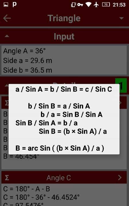Trigonometry Calculator - PRO screenshot 3