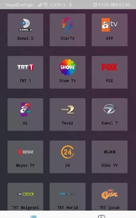 Turkish Live TV - Live TV - Broadcast screenshot 1