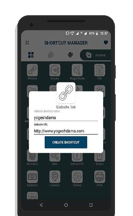 Shortcut Manager - Pin shortcuts @ home screen screenshot 4