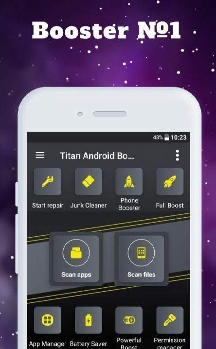 Titan Booster - Instantly Speed Up Your Phone screenshot 1