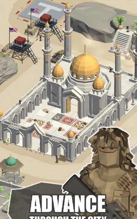 Idle Warzone 3D: Military Game - Army Tycoon screenshot 4