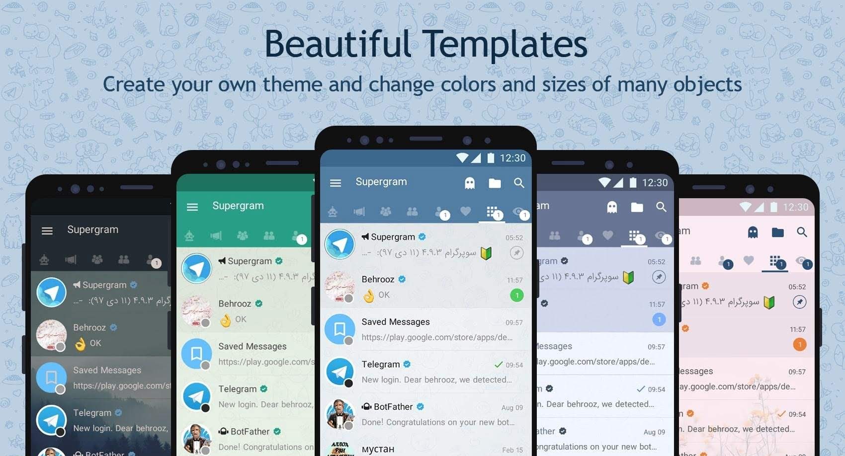 Supergram Pro - Super Advanced Messenger screenshot 2