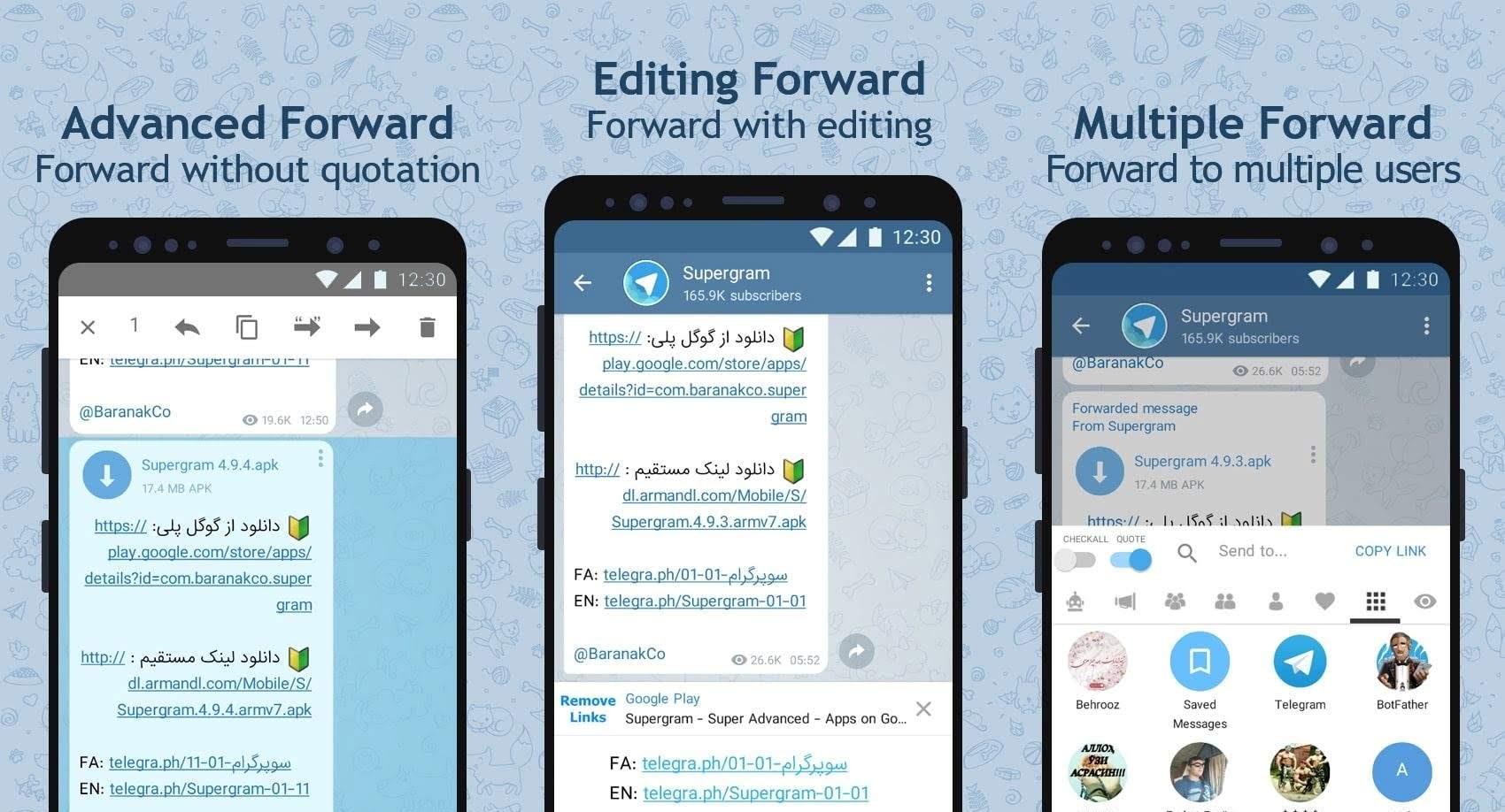 Supergram Pro - Super Advanced Messenger screenshot 4