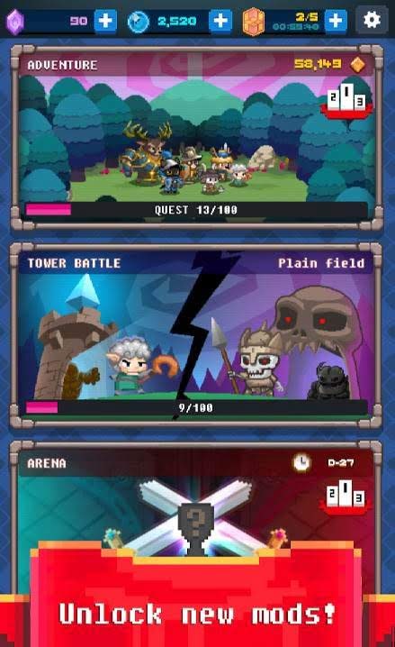 Summoner's Battle 2048 screenshot 1