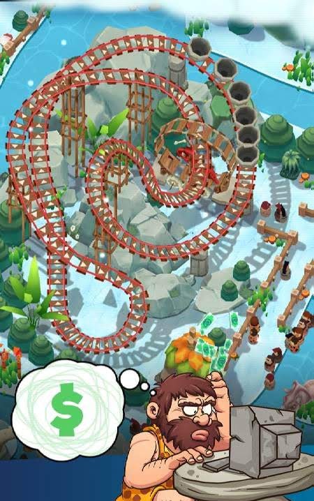 Idle Prehistoric Park - Theme Park Tycoon gameplay screenshot 3