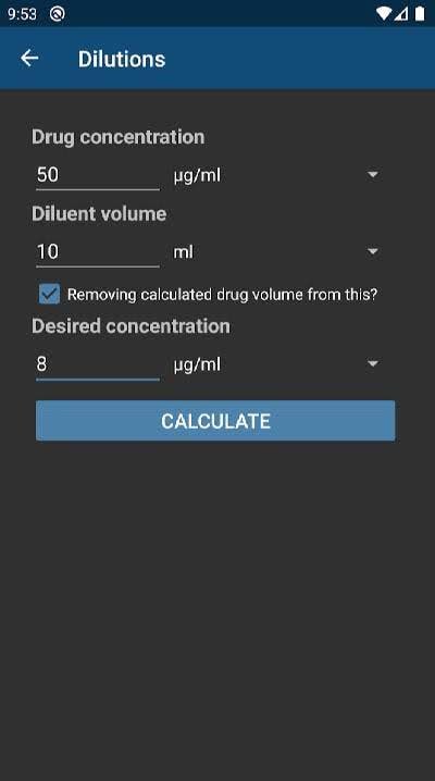 Vet Calculator Plus screenshot 4