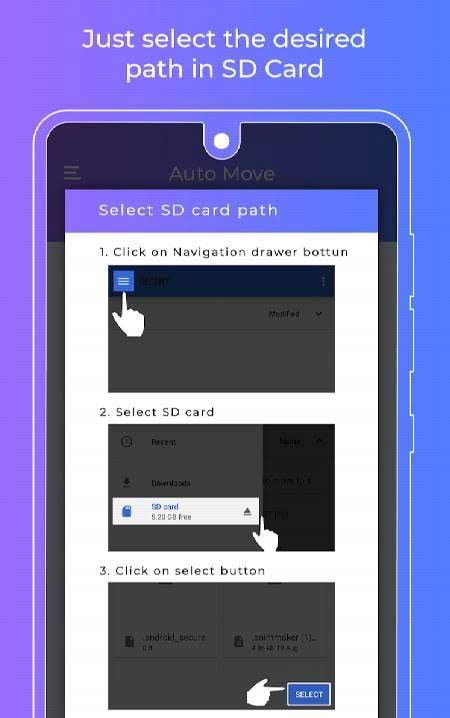 Auto Transfer To Sd Card screenshot 2