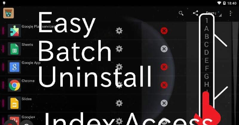 Material Batch Uninstaller screenshot 1