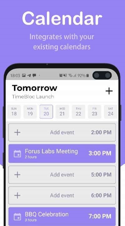 TimeBloc - Time Block, Plan, Organize & Schedule screenshot 4