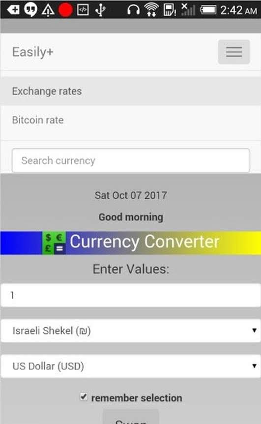 Currency Converter Easily + screenshot 3
